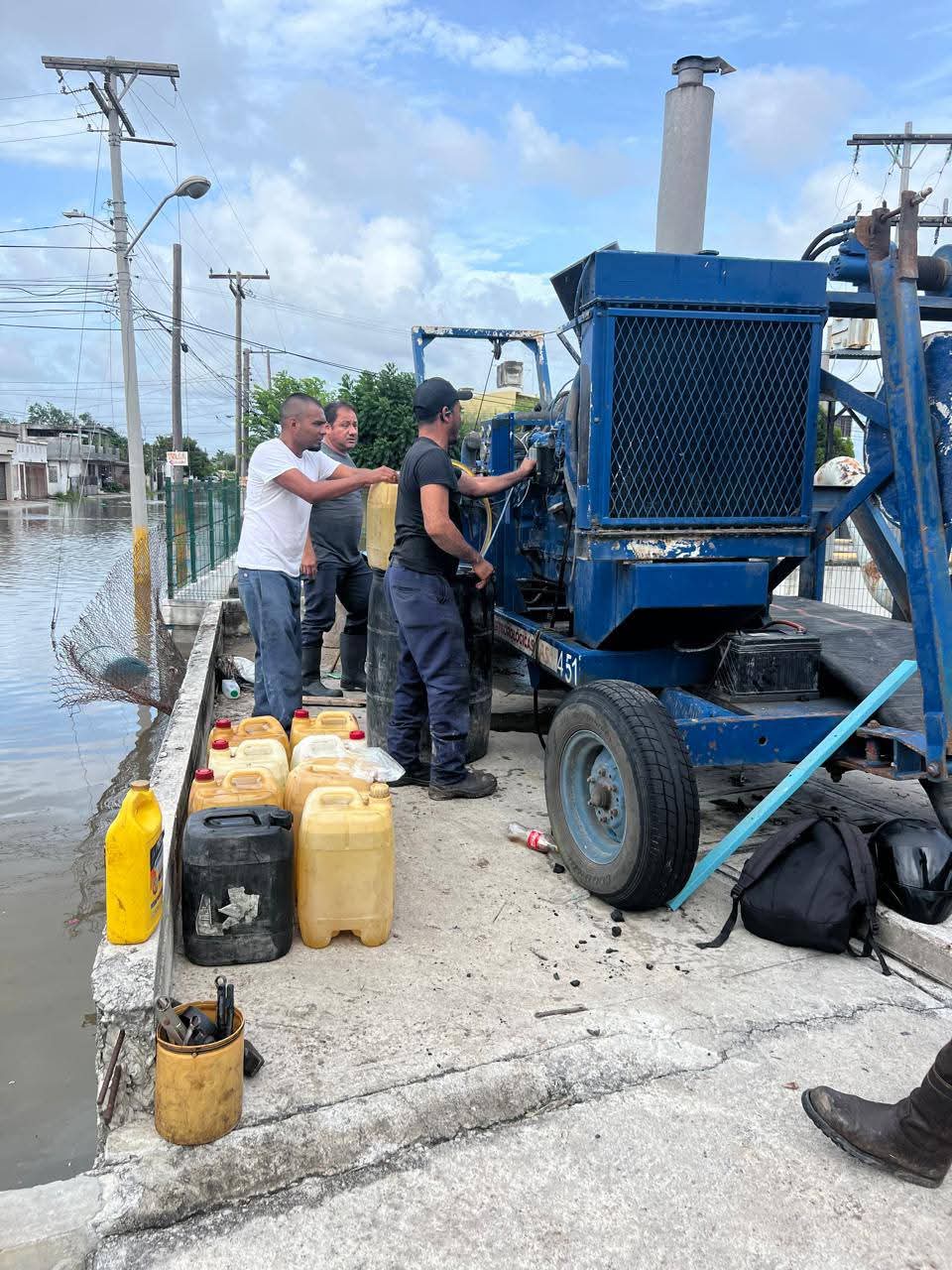 Hay aun 65 colonias afectadas por las lluvias; hay encharcamientos de ligeros a&nbsp;severos