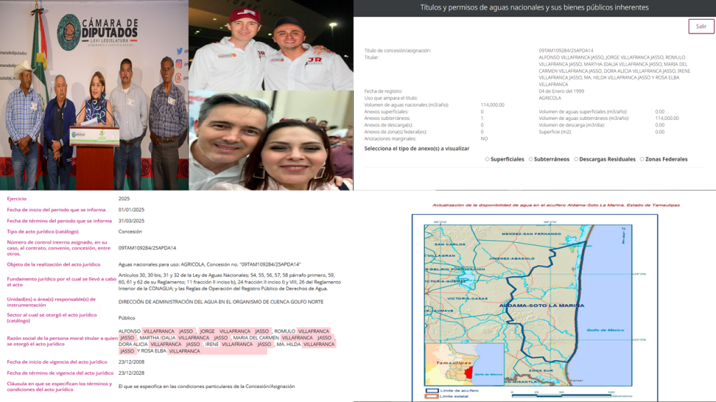 Los amos del Agua: Cómo una red de poder político bloquea el futuro agrícola de&nbsp;Tamaulipas