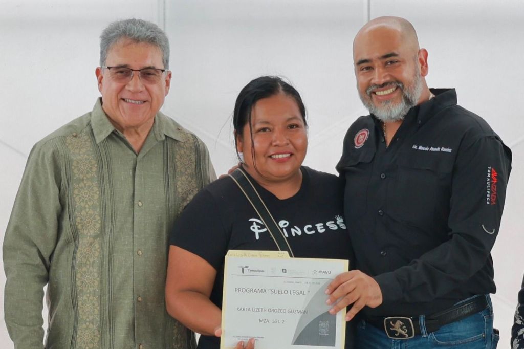 Otorgan certeza jurídica a familias&nbsp;altamirenses