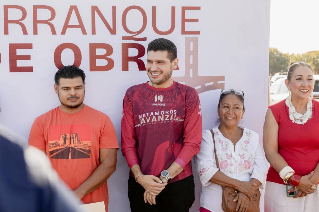 El Gobierno de Matamoros sigue cumpliendo; arranca obra en la colonia Nueva&nbsp;Jerusalén