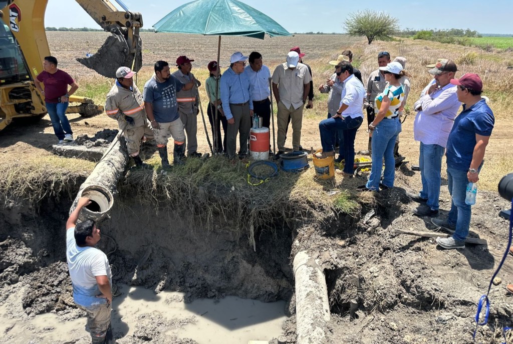 Repara COMAPA Altamira línea de conducción en la zona&nbsp;rural