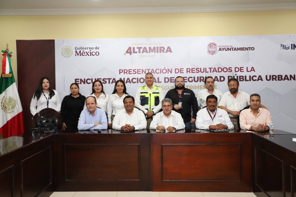 Evalúan resultados de la encuesta Nacional de Seguridad en&nbsp;Altamira