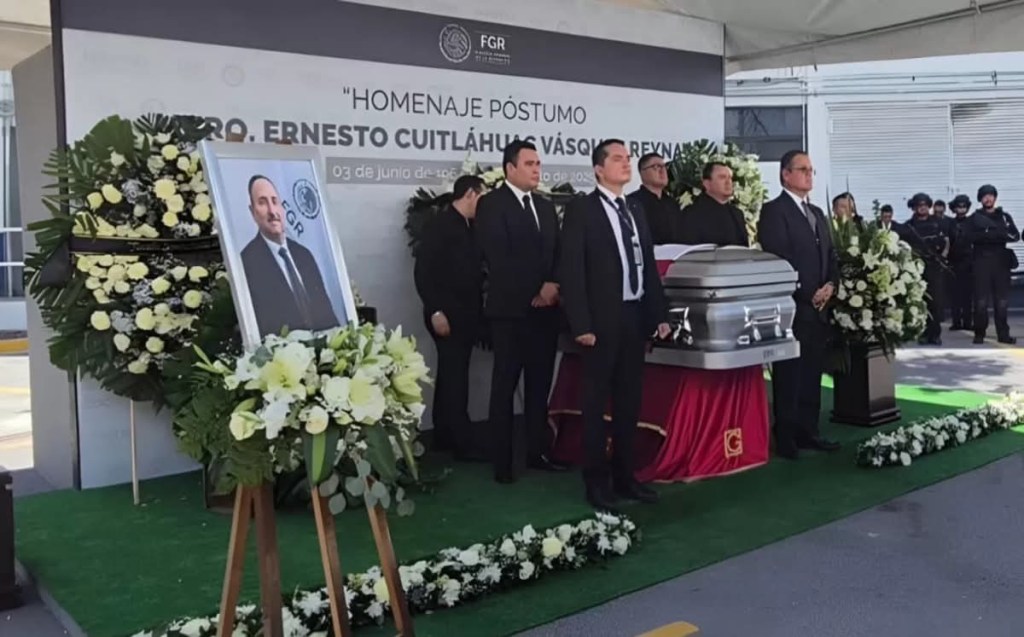Dan el último adiós a delegado de la FGR asesinado en&nbsp;Reynosa