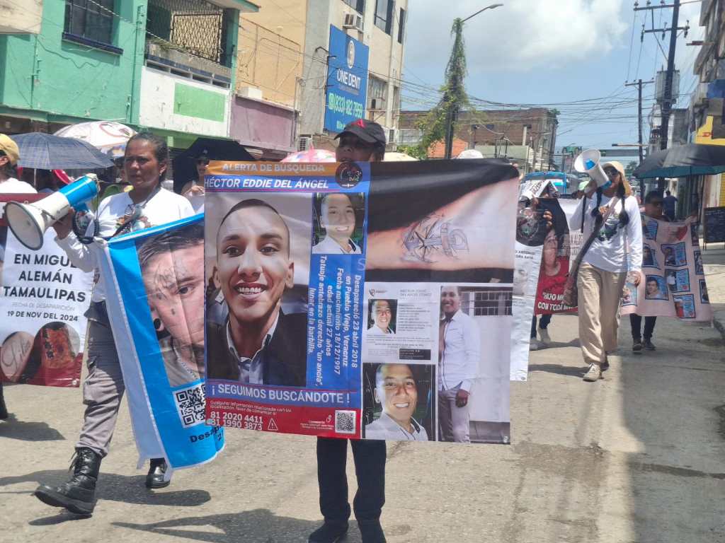 Activistas marchan y exigen resultados en&nbsp;Tampico