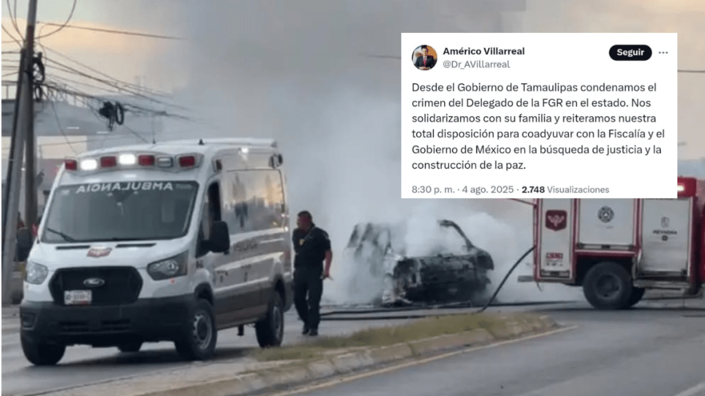 Condena Américo Villarreal asesinato del delegado de la FGR en&nbsp;Tamaulipas.