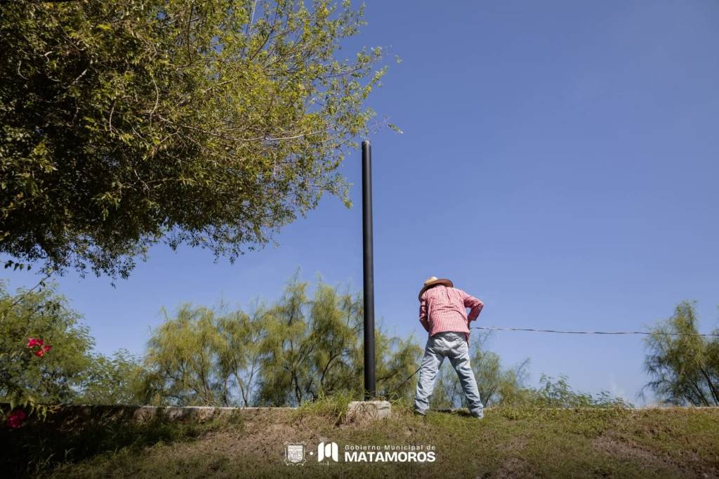 Brilla Matamoros con nuevas luminarias en el Bordo del Río&nbsp;Bravo