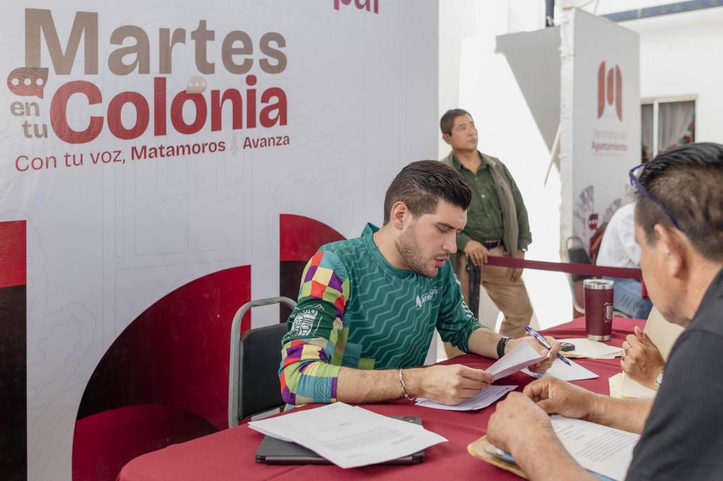 Brinda DIF Matamoros atención a las familias de la Colonia Las Flores través del “Martes en tu&nbsp;Colonia”