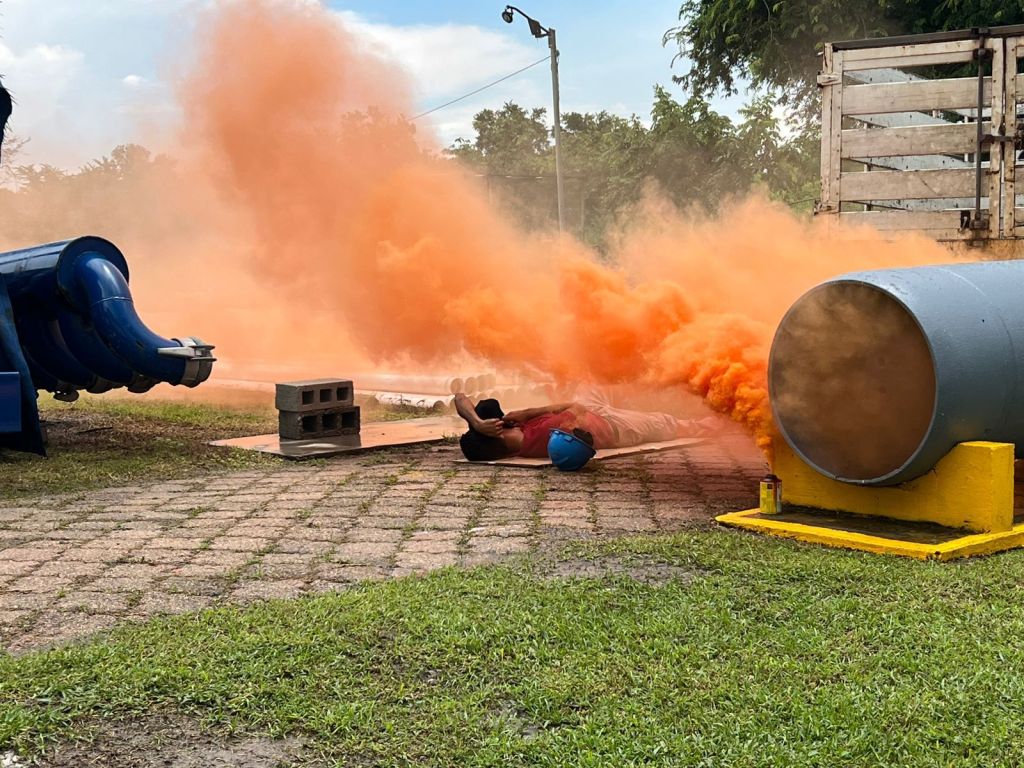 Desarrollan simulacro de fuga de gas-cloro en la planta&nbsp;DUPORT