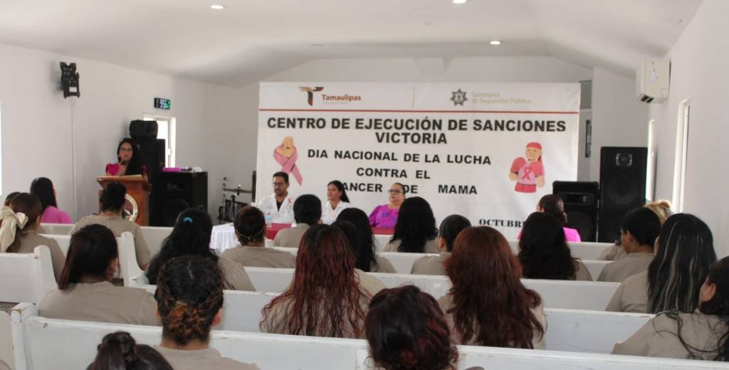 Promueve CEDES Victoria detección temprana del cáncer de mama en mujeres&nbsp;PPLs