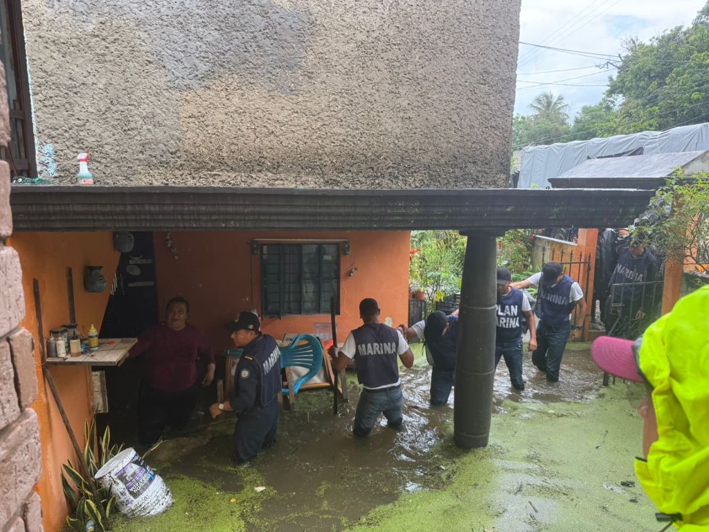 21 personas albergadas en Altamira; registran 180 milímetros de lluvia y se habilitan cuatro&nbsp;refugios
