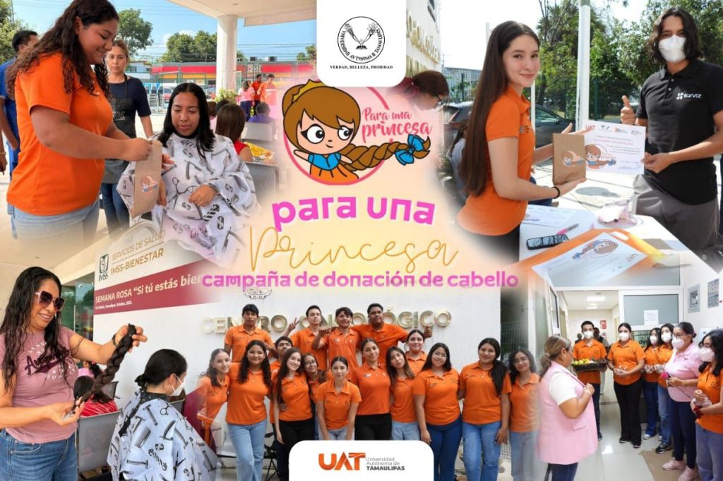 Realiza la UAT jornada de donación de cabello en apoyo a pacientes&nbsp;oncológicos