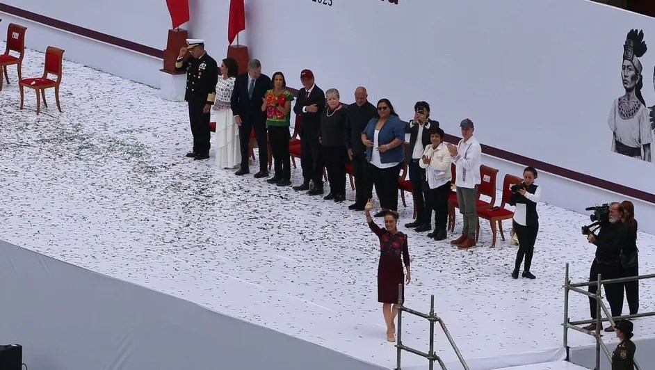 Claudia Sheinbaum llama a la unidad del movimiento junto a Luisa María Alcalde en su primer año de&nbsp;gobierno