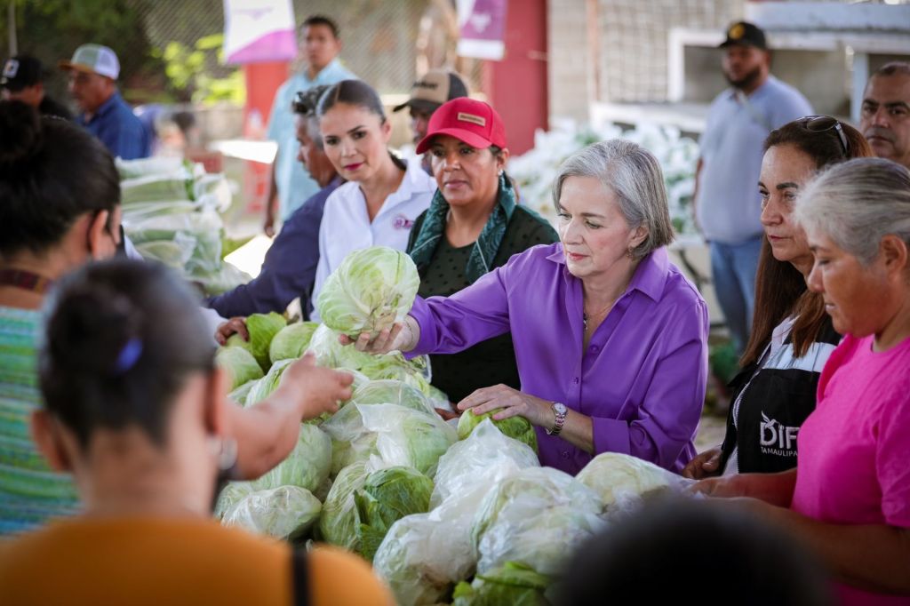 DIF Tamaulipas lleva el Mercado de Alimentos “Come Bien, Vive Bien” a las familias de&nbsp;Jiménez
