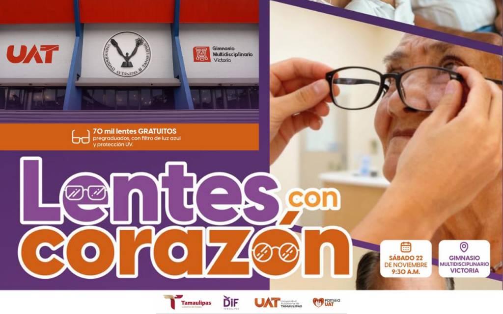 Anuncia la UAT jornada de entrega gratuita de 70 mil&nbsp;lentes