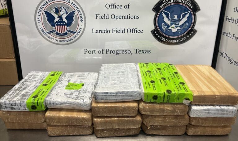 Incautan millonario cargamento de cocaína en puente internacional Río&nbsp;Bravo-Donna