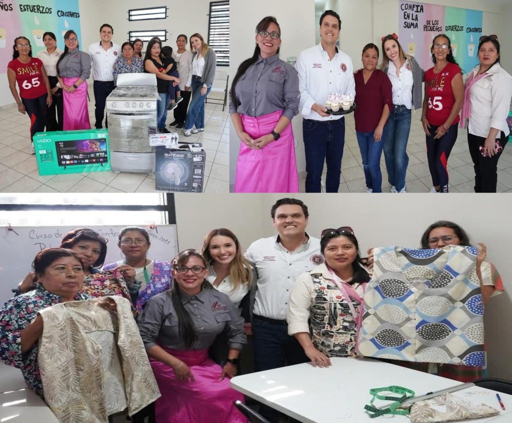 HUMBERTO Y VERÓNICA, ENTREGAN APOYOSA CENTRO COMUNITARIO “PUERTA&nbsp;SUR”