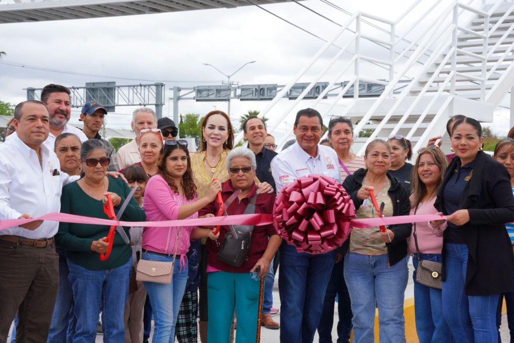 CUMPLE ALCALDESA CARMEN LILIA CANTUROSAS CON OBRAS DE SEGURIDAD VIAL PARA FAMILIAS DEL&nbsp;PONIENTE