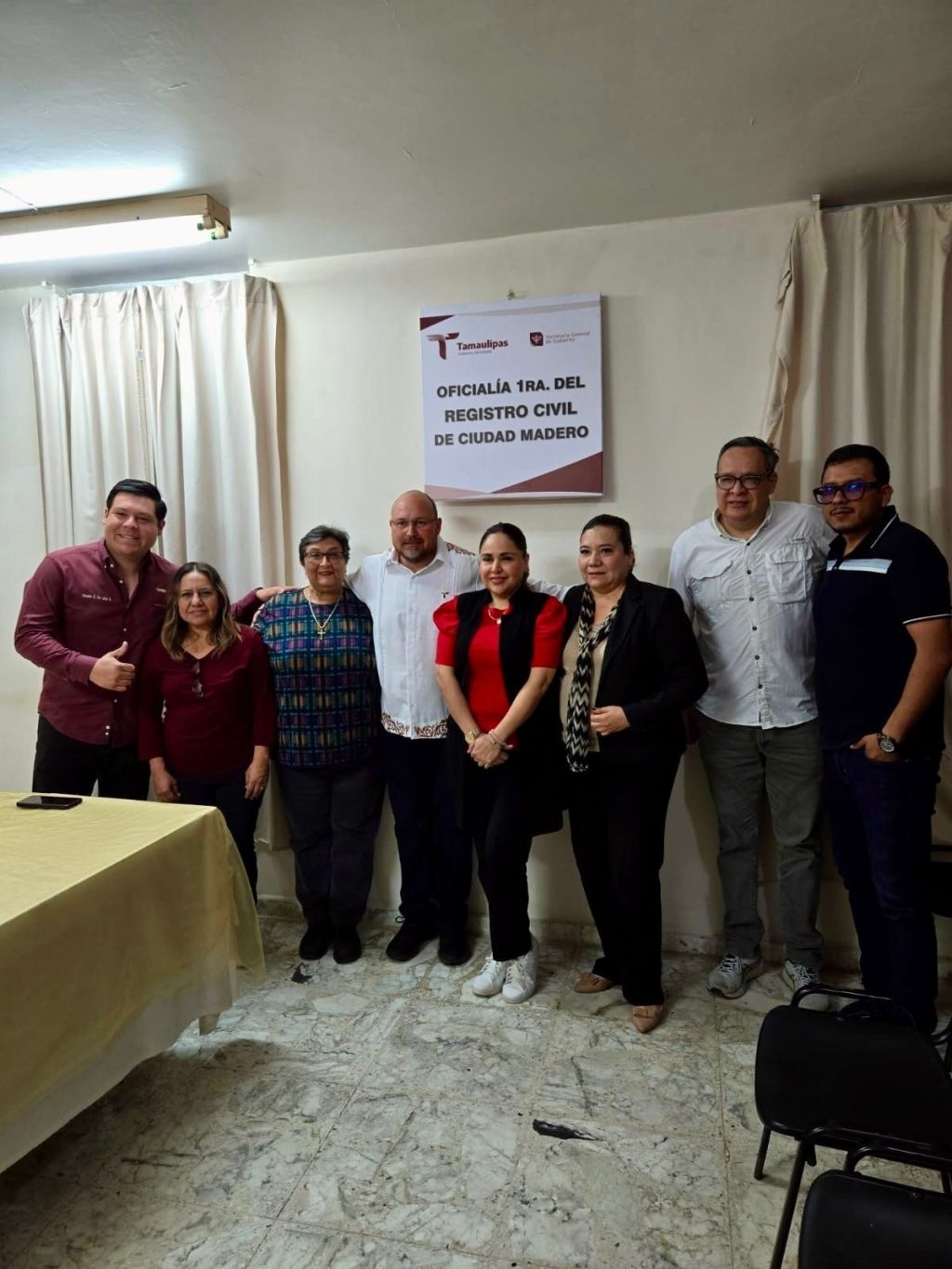 Realiza secretario general de Gobierno recorrido de supervisión en la Oficialía Primera del Registro Civil de Ciudad&nbsp;Madero