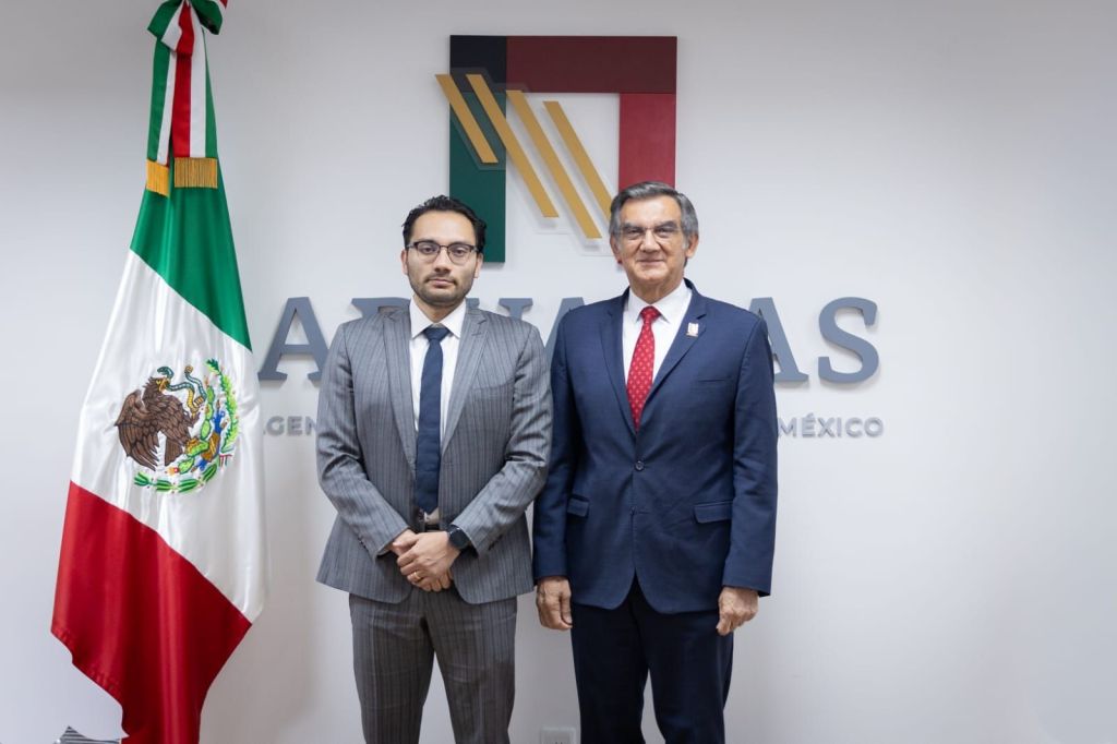 Se reúne Américo con nuevo titular de Aduanas; impulsa proyectos estratégicos en&nbsp;Tamaulipas