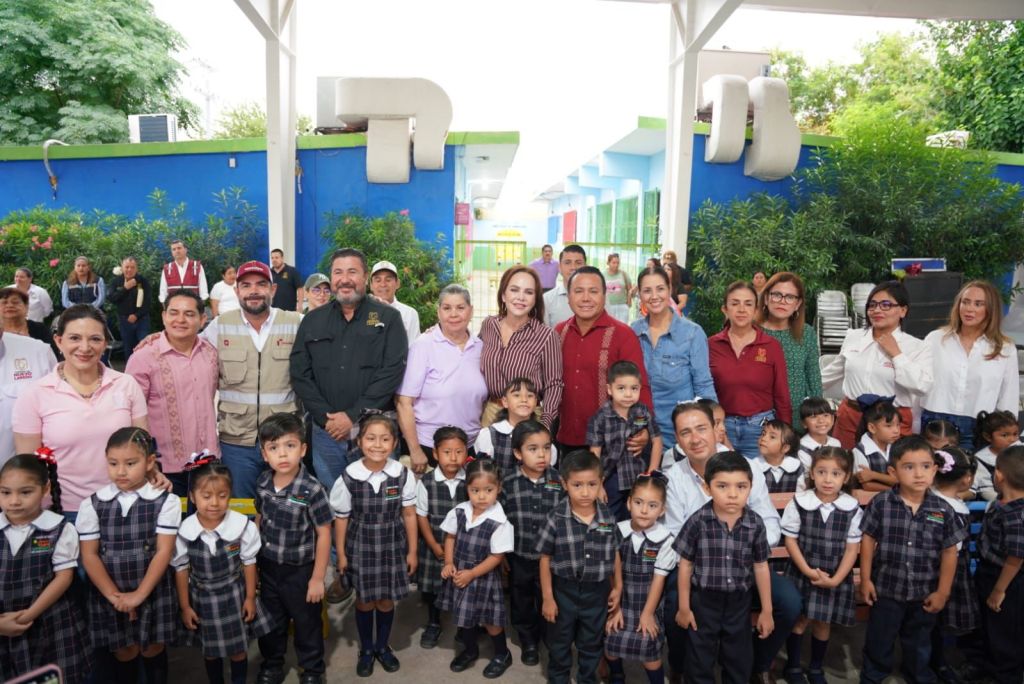 GOBIERNO DE CARMEN LILIA CANTUROSAS TRANSFORMA ESCUELAS DE EDUCACIÓN BÁSICA CON INVERSIÓN EN INFRAESTRUCTURA