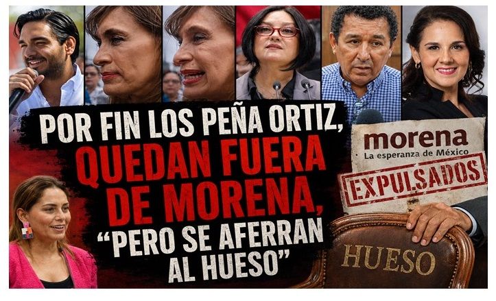 POR FIN LOS PEÑA ORTIZ, “QUEDAN FUERA DE MORENA, PERO SE AFERRAN AL&nbsp;HUESO”