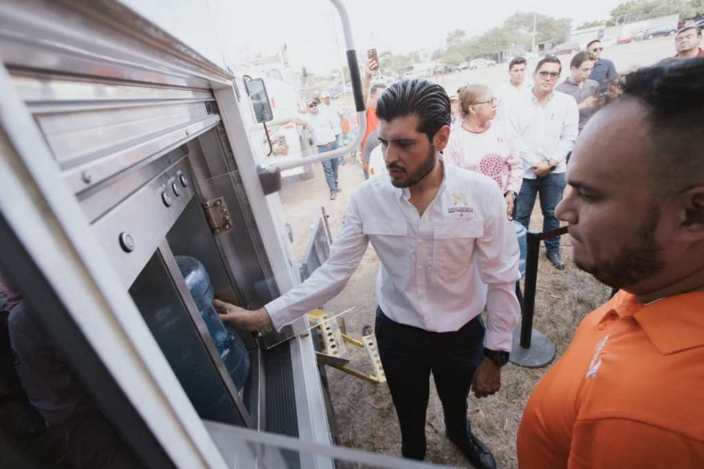 Beto Granados inicia pavimentación y reparto de agua potable en&nbsp;Matamoros