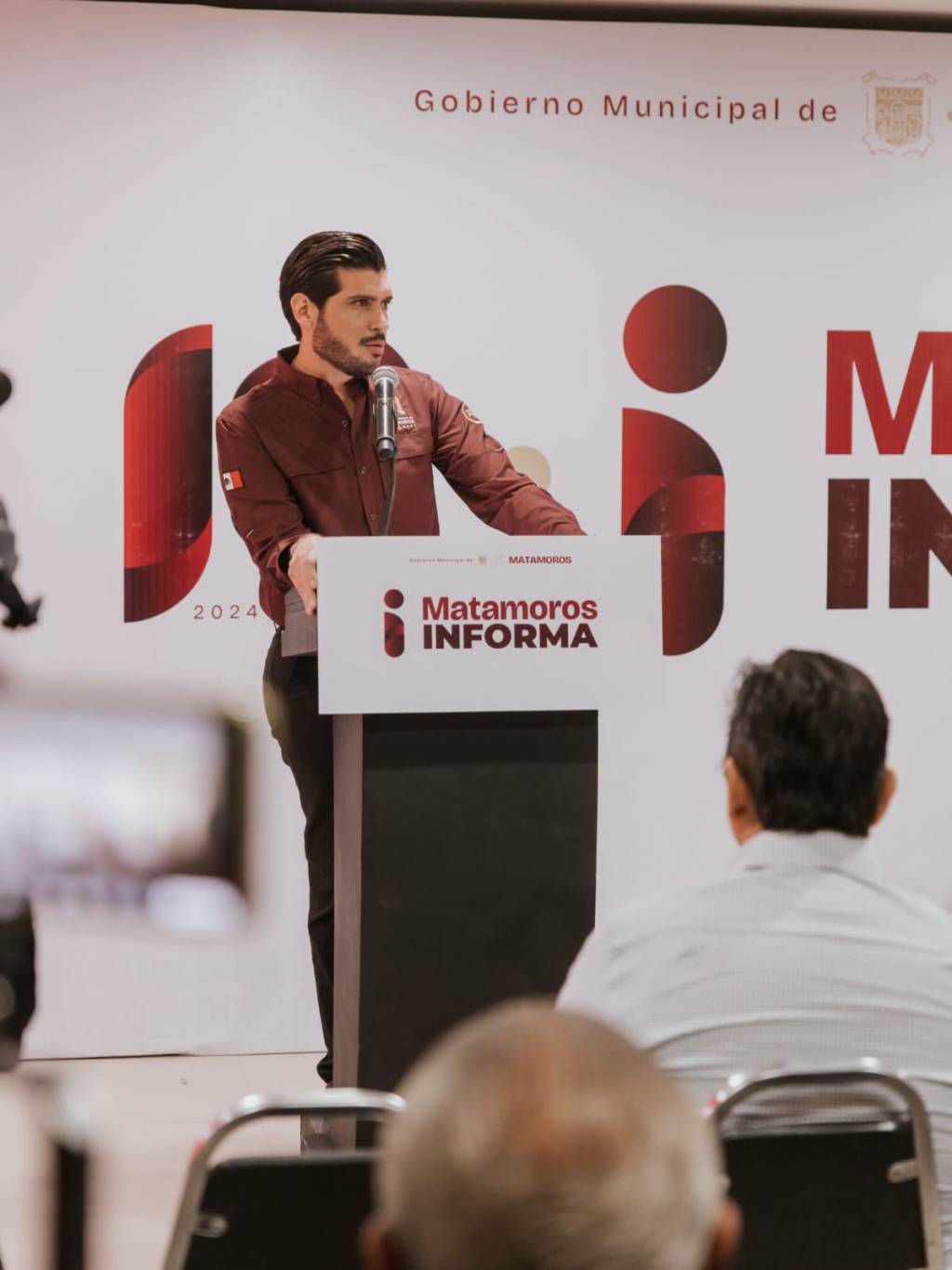 Beto Granados presenta timbre postal conmemorativo y anuncia nuevas obras en&nbsp;Matamoros