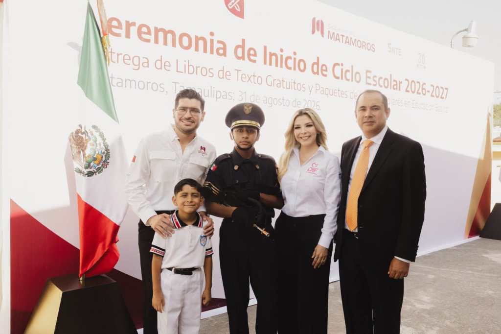 Matamoros inicia ciclo escolar con inversión de 36 millones en&nbsp;útiles