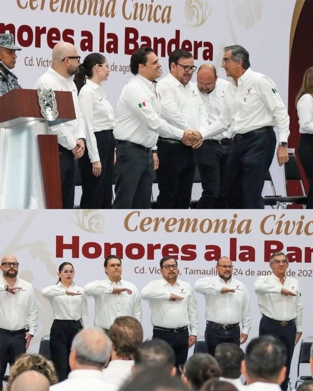 JUNTO AL GOBERNADOR, LÍDER DEL CONGRESO PARTICIPA EN LOS&nbsp;HONORES