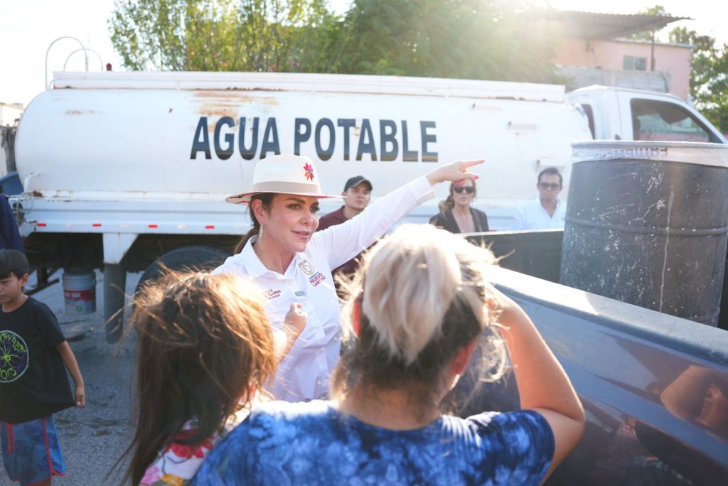 CARMEN LILIA CANTUROSAS IMPULSA NUEVA INFRAESTRUCTURA DE AGUA PARA MÁS DE 100 MIL FAMILIAS DE NUEVO&nbsp;LAREDO