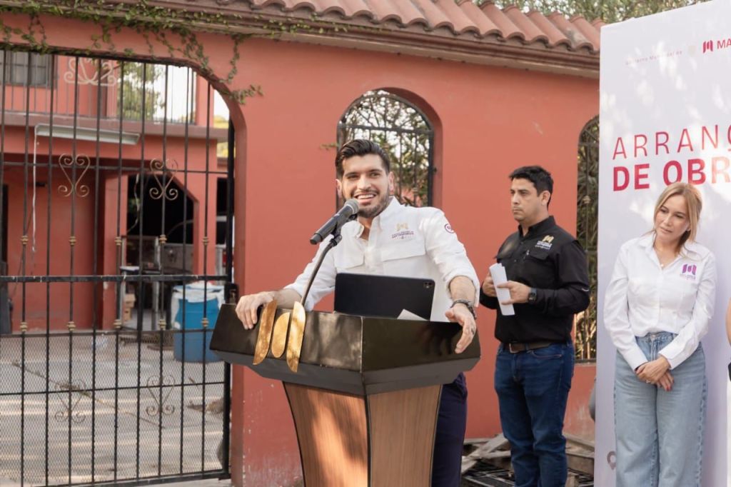 Beto Granados inicia pavimentación de la calle Ingenieros en&nbsp;Matamoros