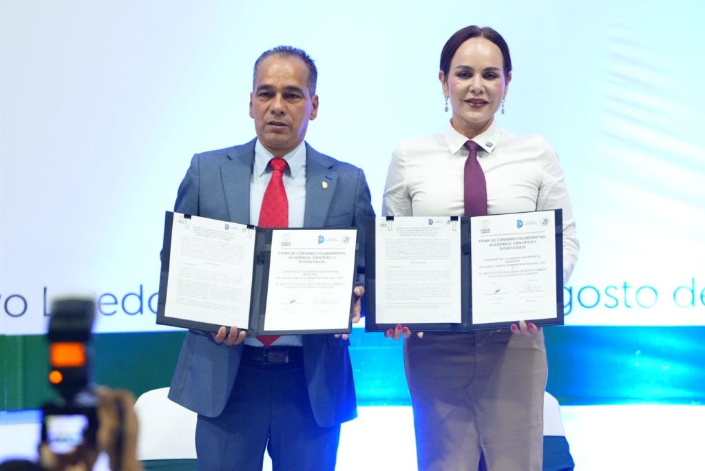 GOBIERNO DE CARMEN LILIA Y EL TECNOLÓGICO UNEN ESFUERZOS PARA ABRIR MÁS OPORTUNIDADES A JÓVENES DE NUEVO&nbsp;LAREDO