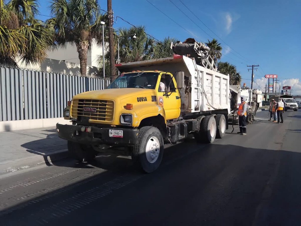 Beto Granados inicia obras de rehabilitación vial y peatonal en&nbsp;Matamoros