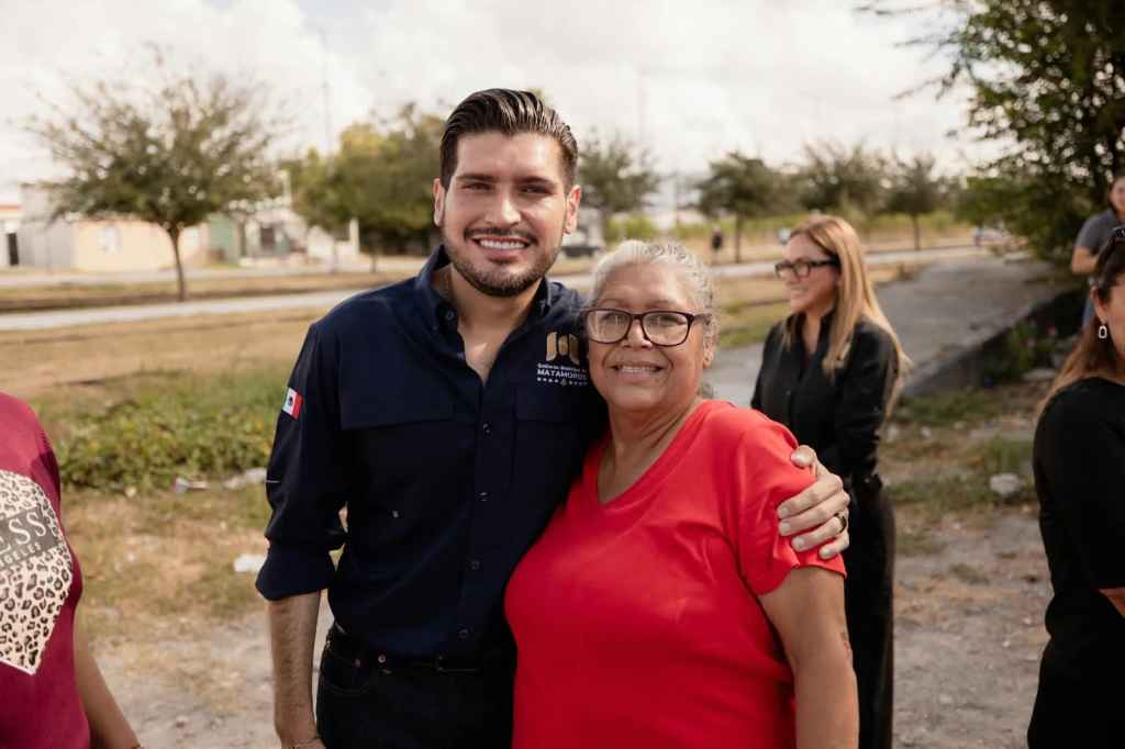 Beto Granados inicia pavimentación de la calle Hidalgo Sur en&nbsp;Matamoros