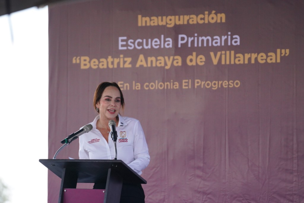 INAUGURAN GOBERNADOR AMÉRICO VILLARREAL Y ALCALDESA CARMEN LILIA CANTUROSAS NUEVA PRIMARIA EN EL&nbsp;PROGRESO